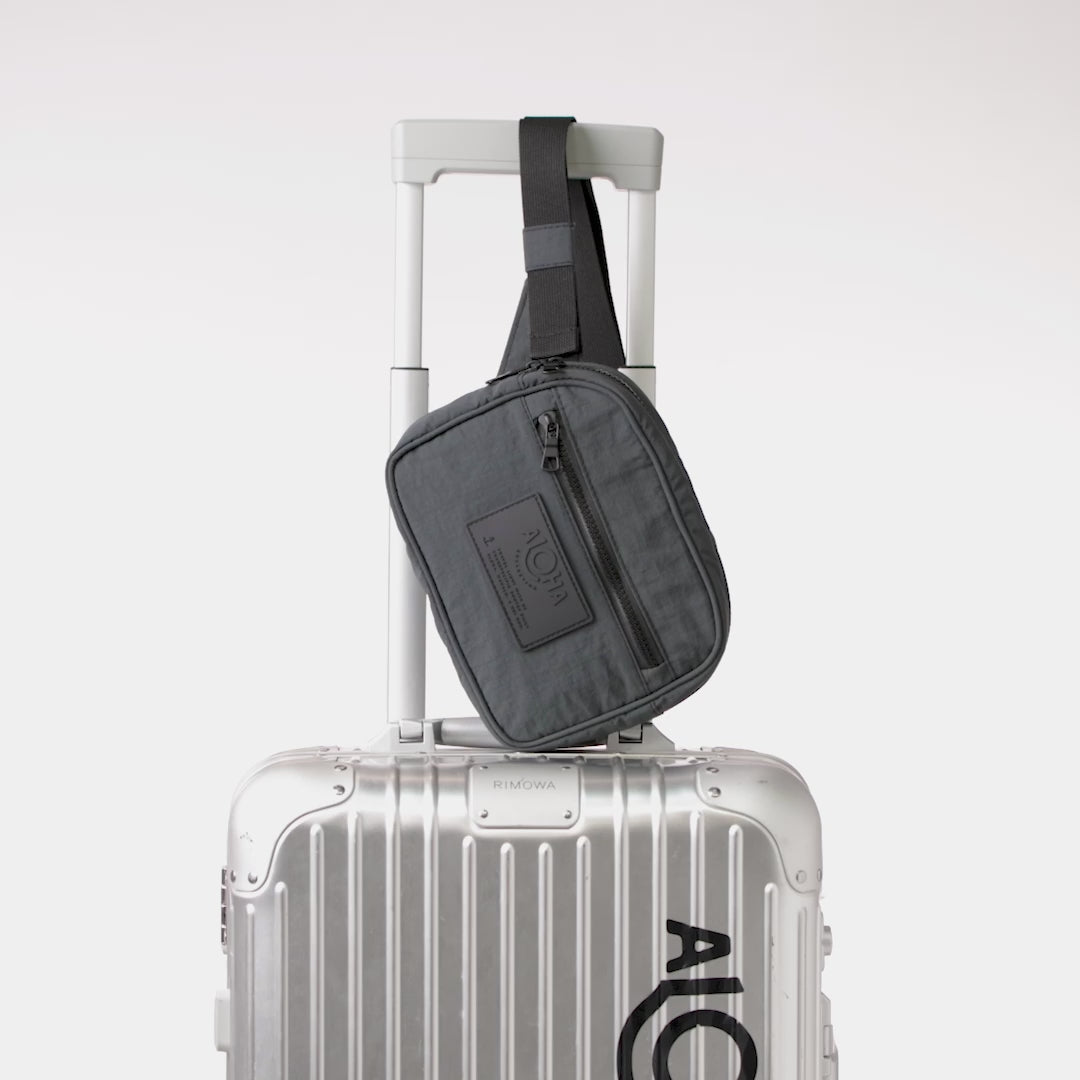 Holomua Keep It Light Hip Pack in Sand on Black